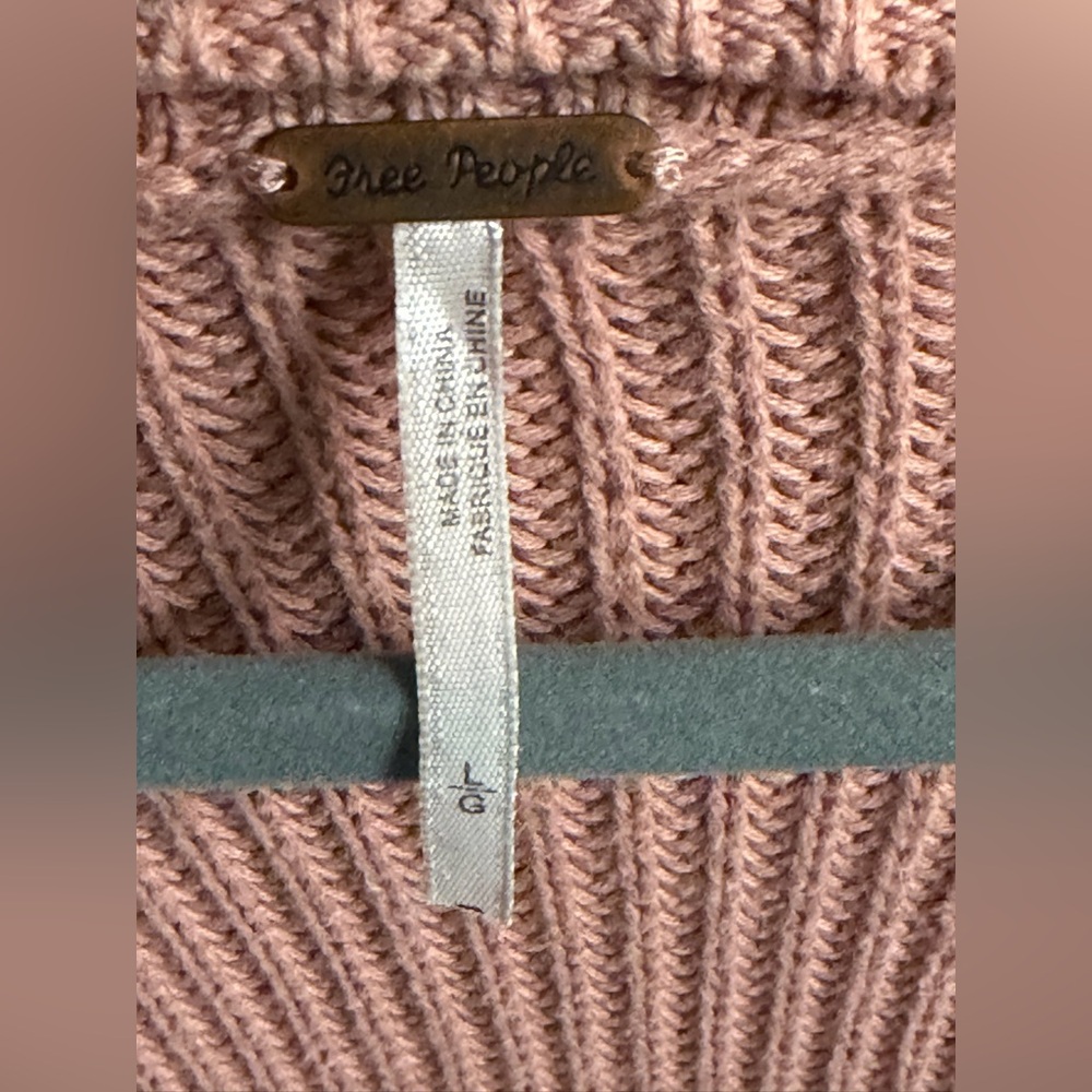 Free People Dusty Rose Knit Cardigan - Picture 2 of 2